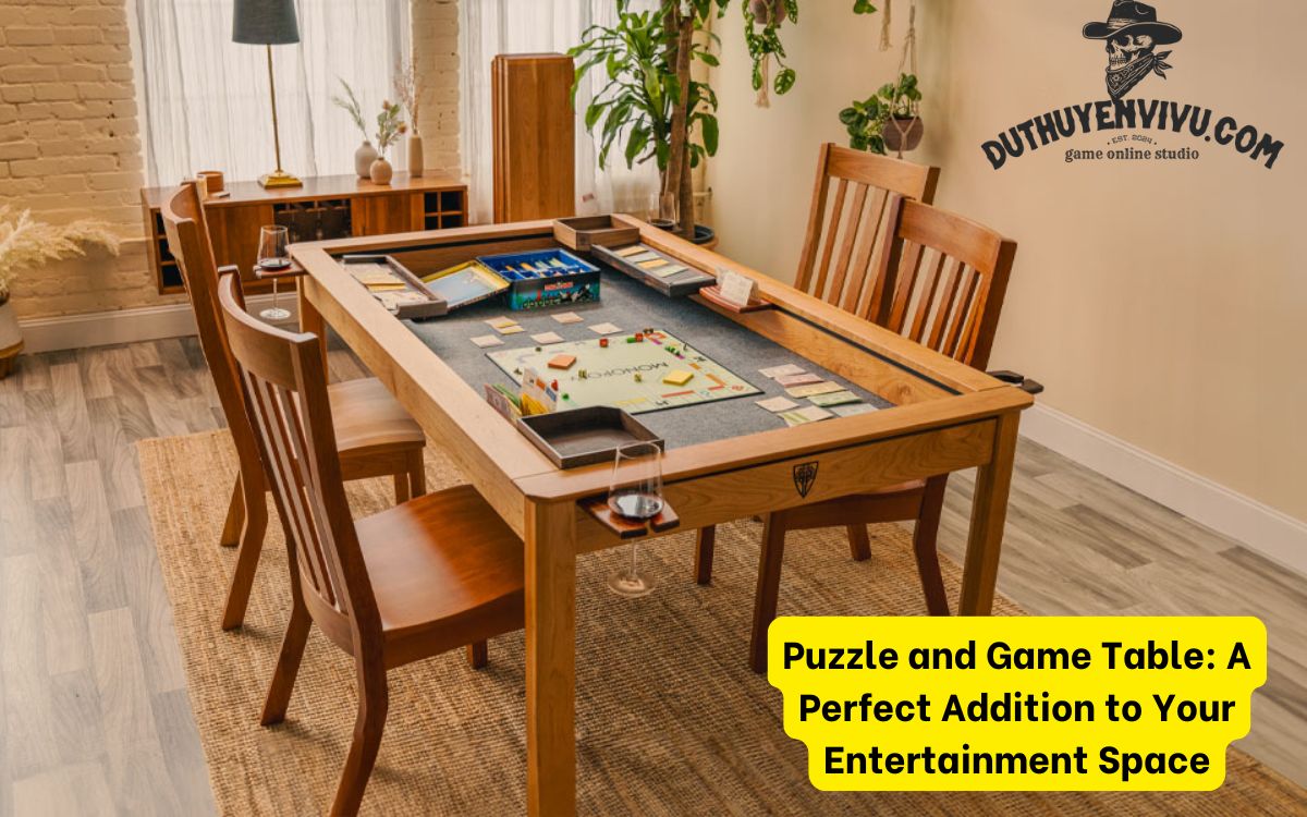 Puzzle and Game Table: A Perfect Addition to Your Entertainment Space